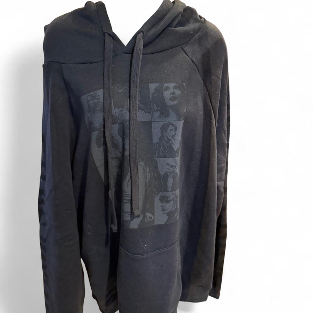 Taylor Swift The Eras Tour Black Hoodie - Official Merch - Size XL